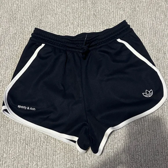 NWTS adidas x sporty and rich shorts in navy size small